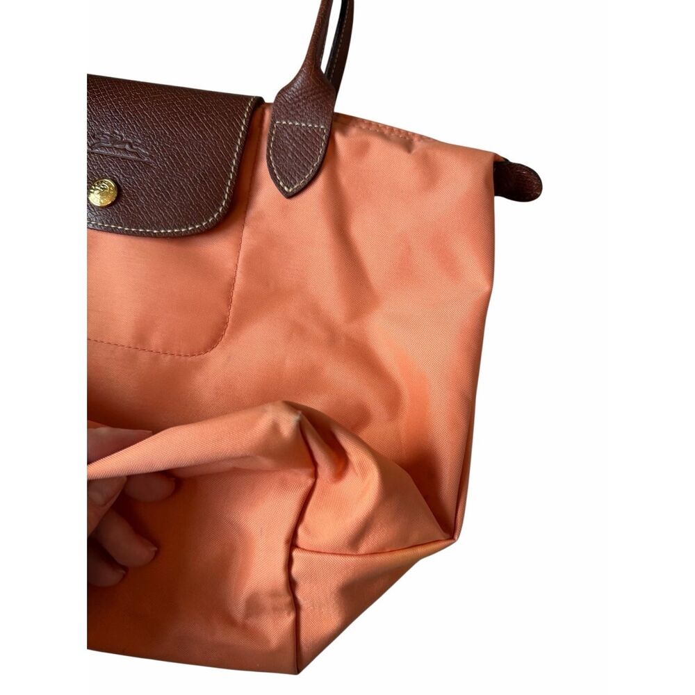 Longchamp Tote Bag Paris Le Pliage Orange Nylon - Picture 13 of 13